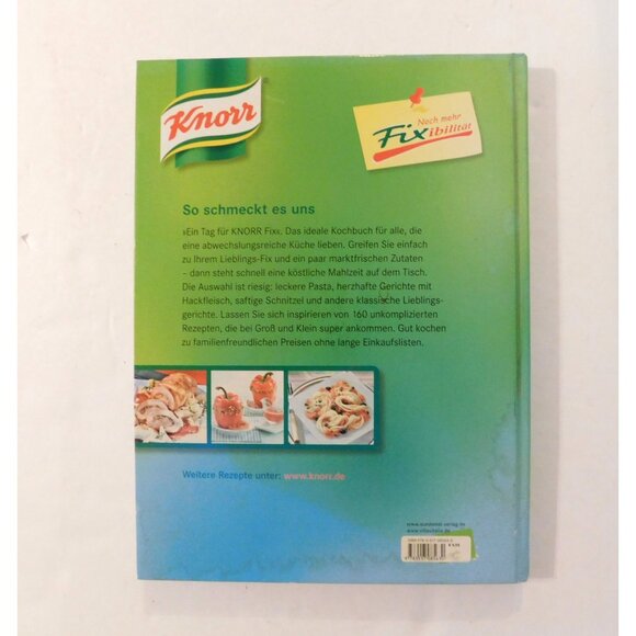 Knorr Das Kochbuch Ein Tag Fur Knorr Fix German Edition 2009 Hardcover Cookbook - Picture 2 of 8
